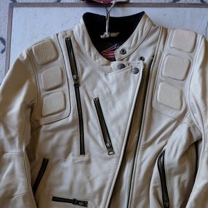 Tan Hein Gericke Leather Coat